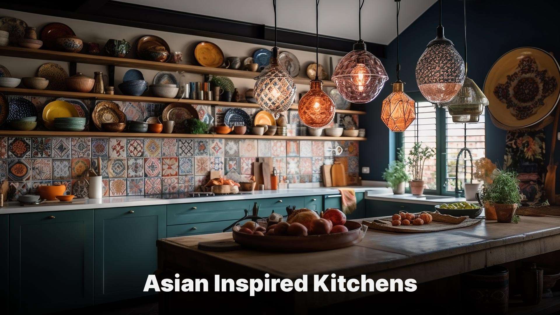 Asian Inspired Kitchens