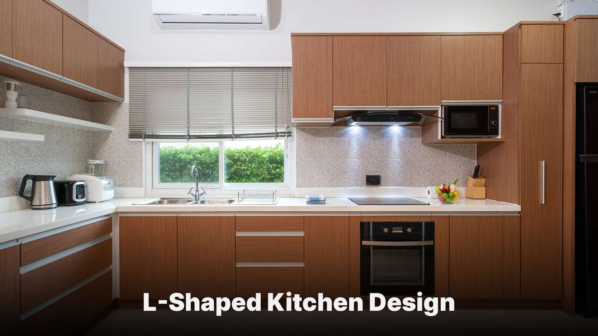 L-shaped Kitchen design