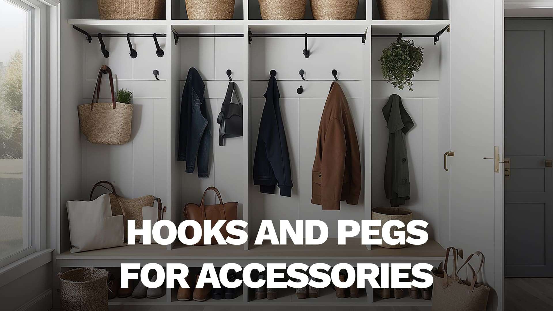 Hooks and Pegs for Accessories