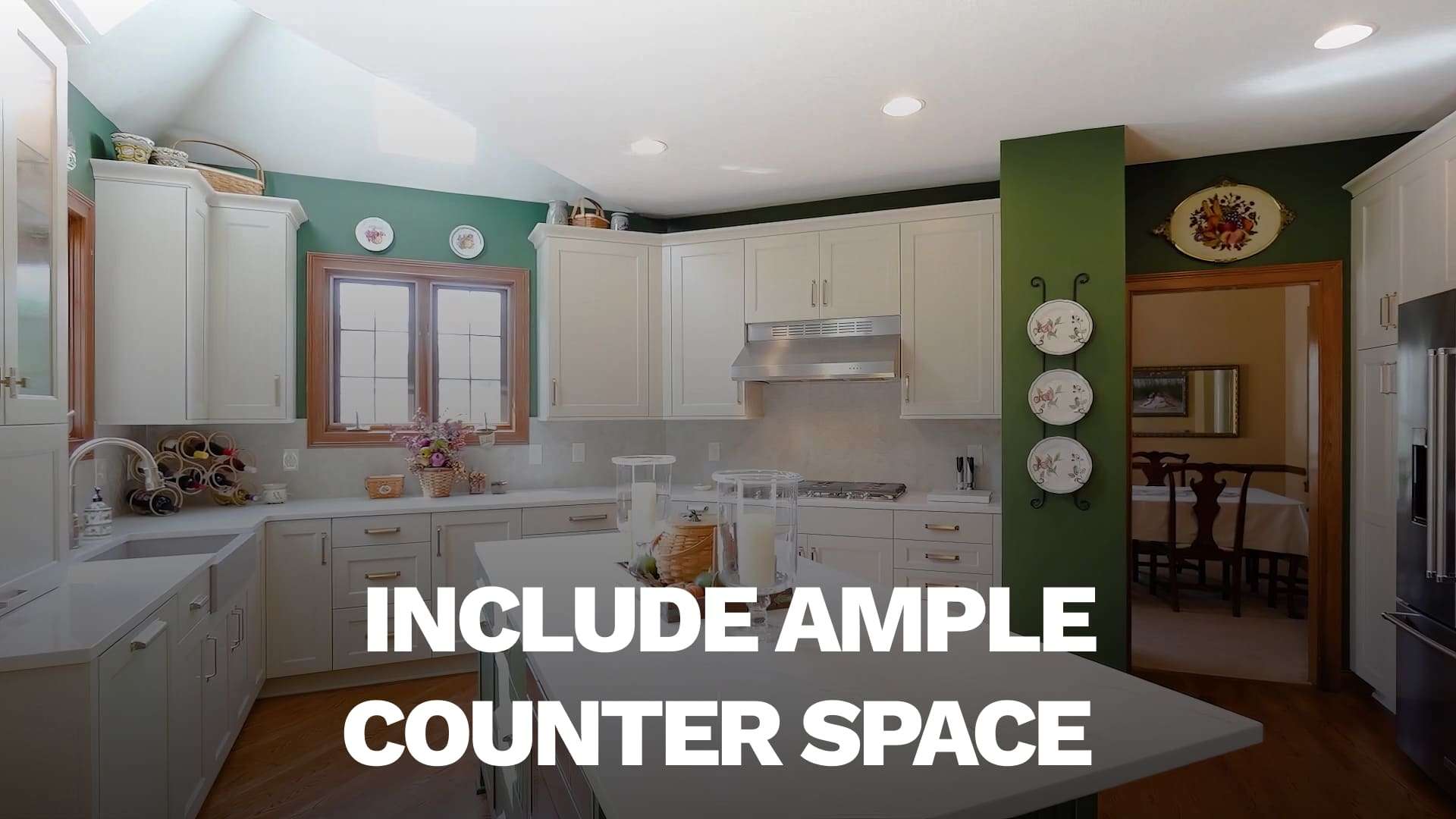 Include Ample Counter Space