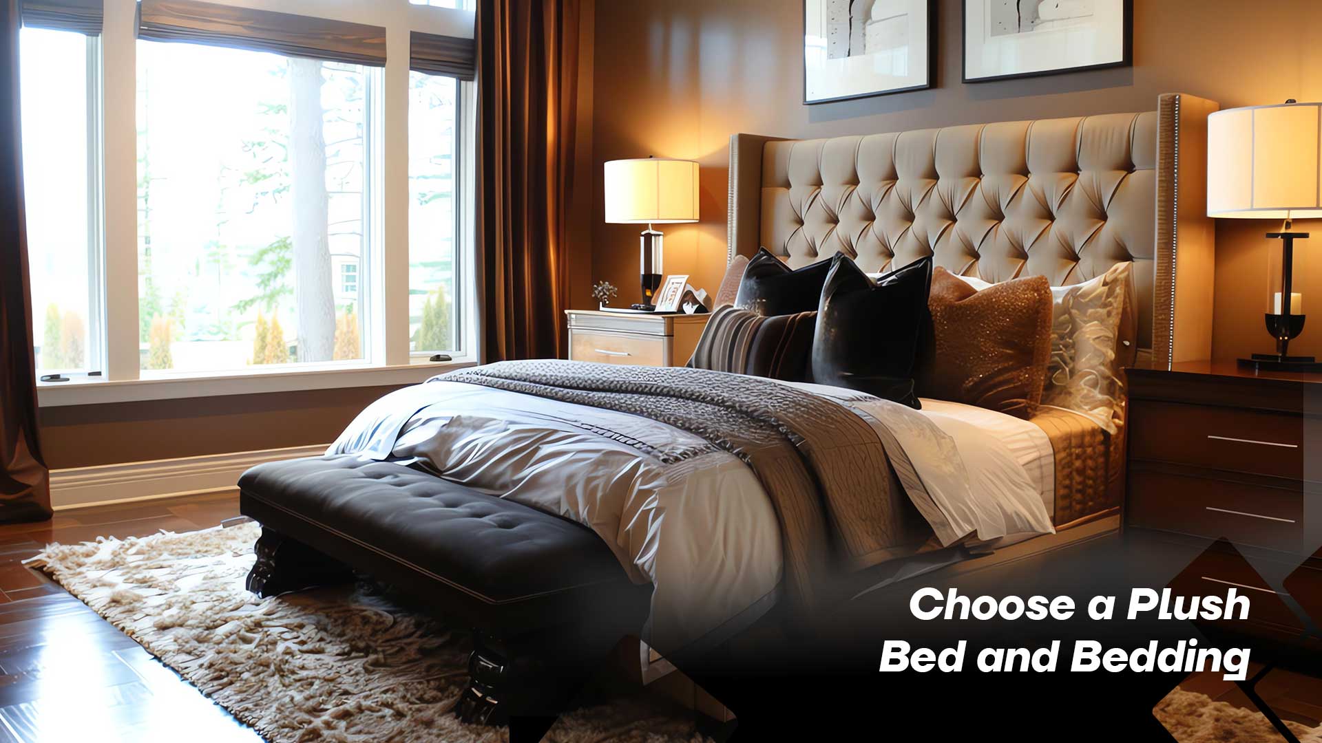 Choose a Plush Bed and Bedding