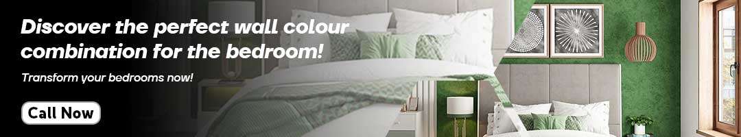 Discover the perfect wall colour combination for the bedroom!