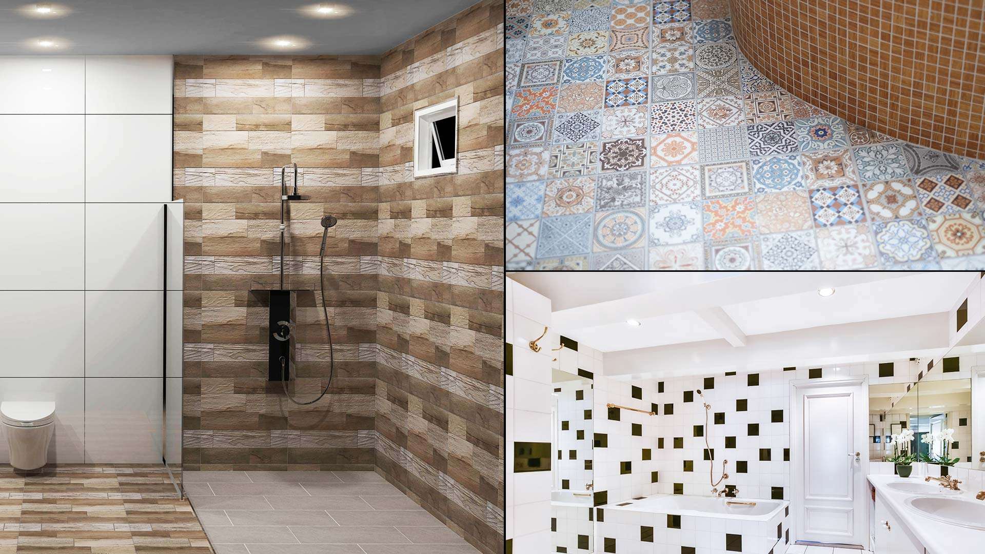 different Style of tiles arrangement