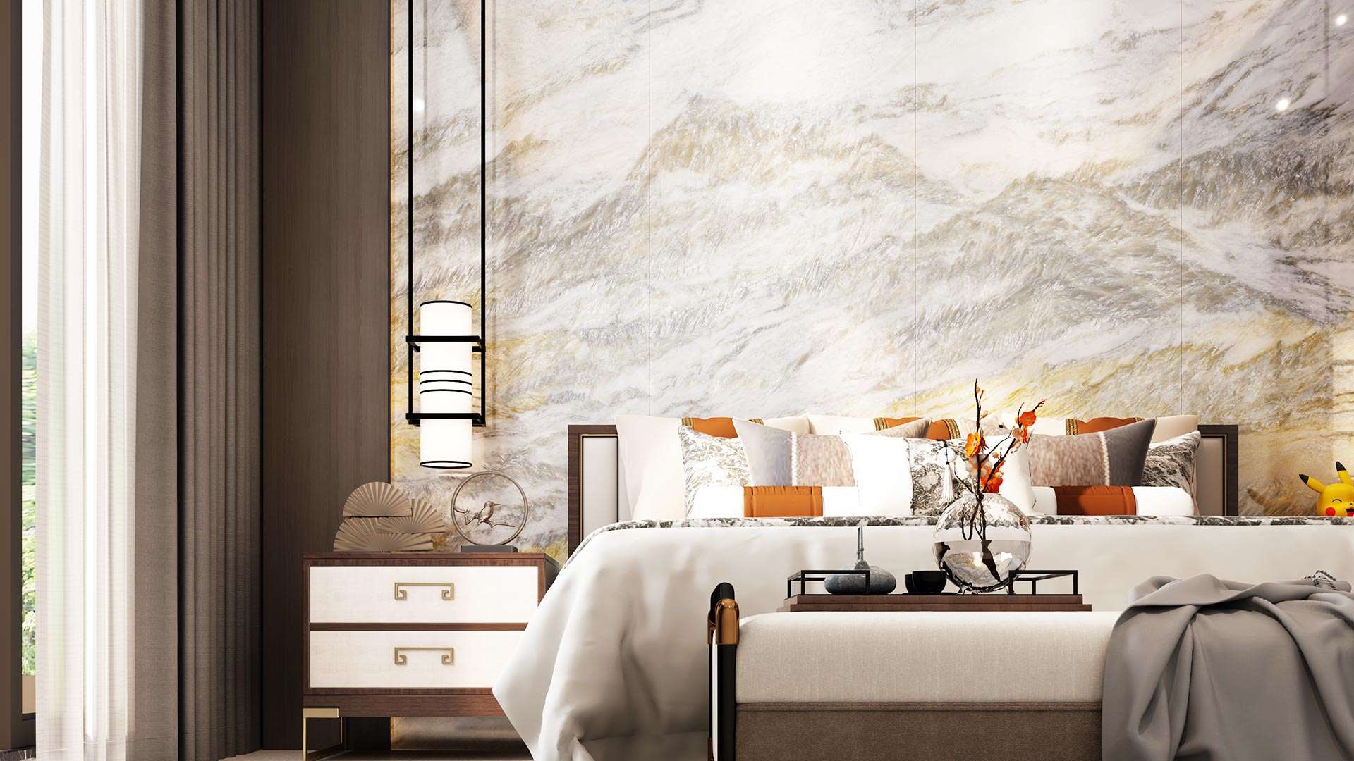 Marble Accent Walls