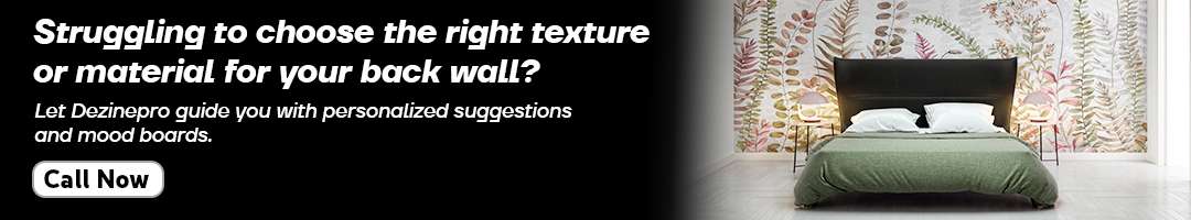 Struggling to choose the right texture or material for your back wall?