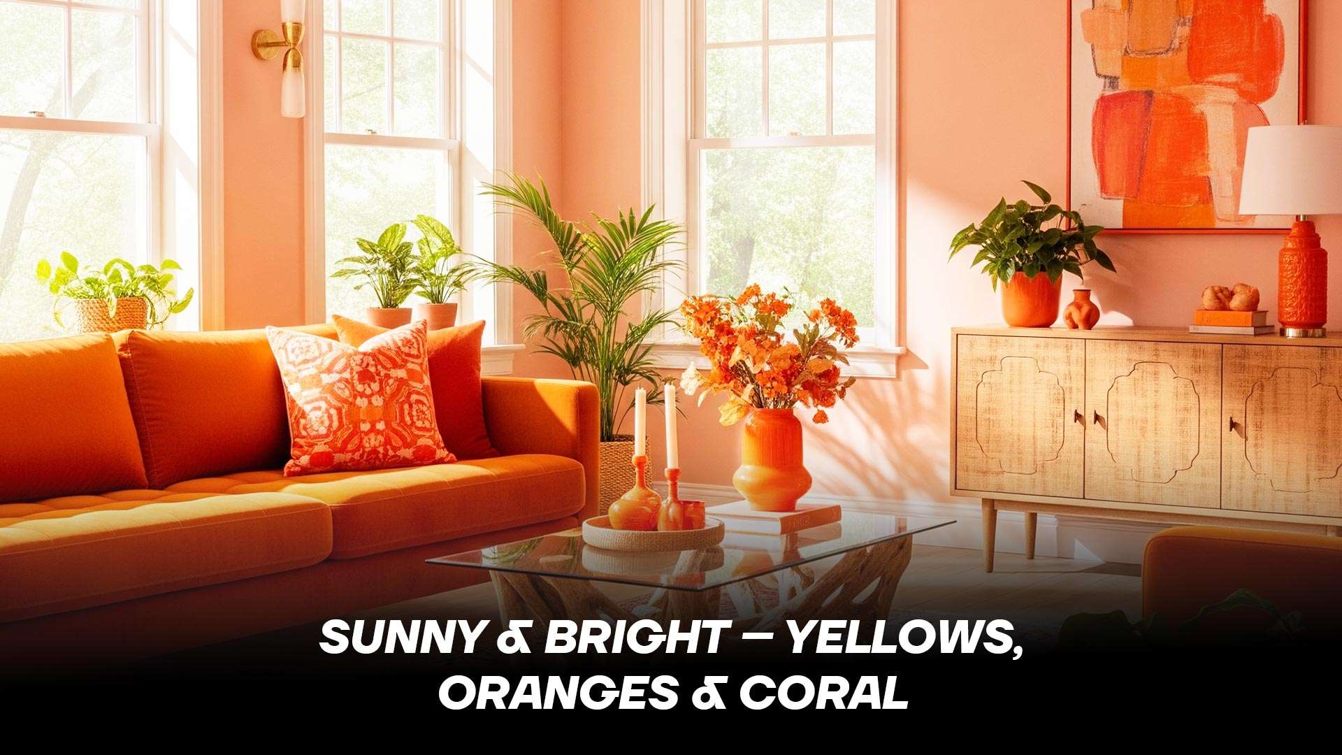 6. Sunny & Bright – Yellows, Oranges & Coral