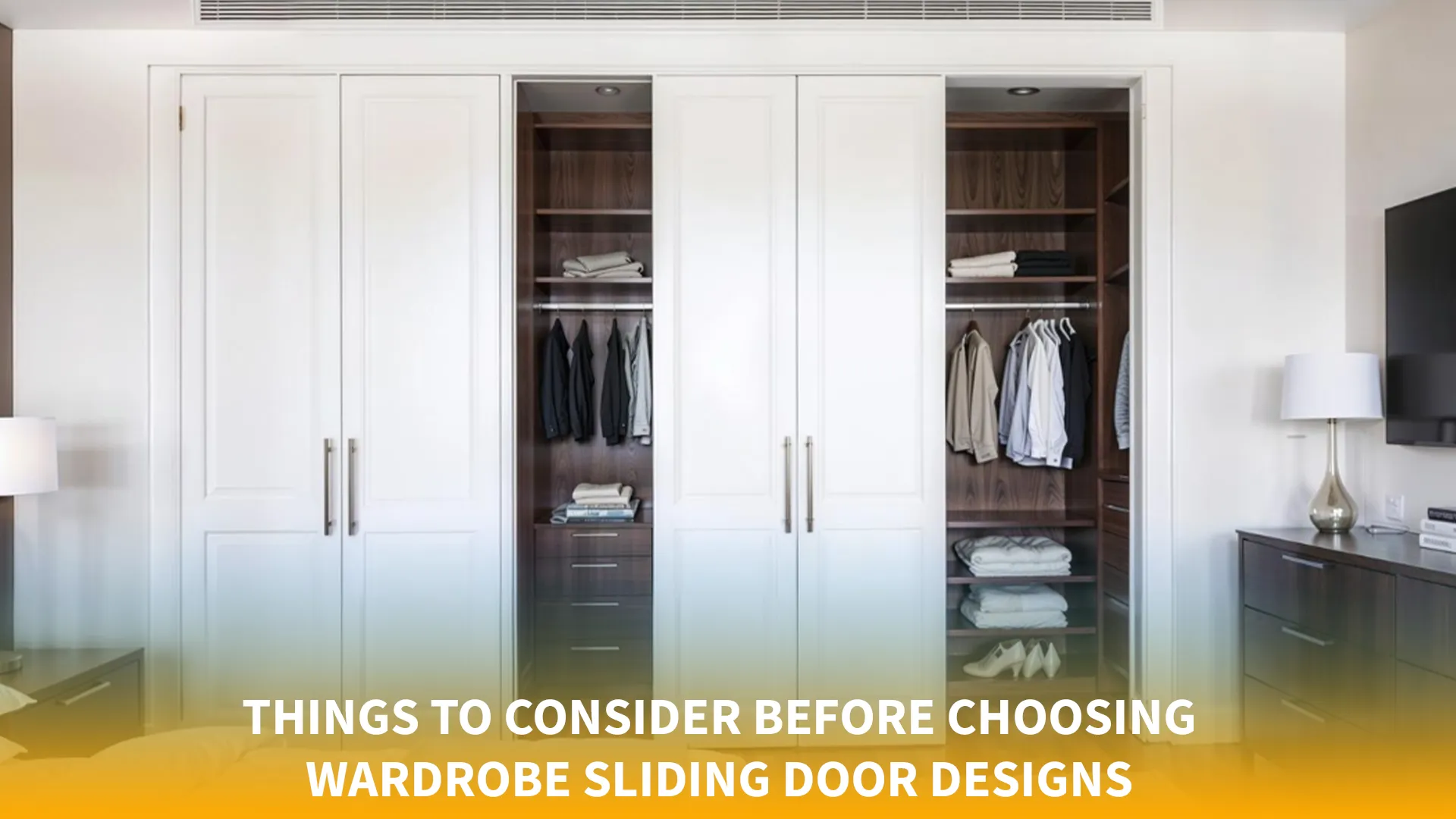 Things to Consider Before Choosing Wardrobe Sliding Door Designs