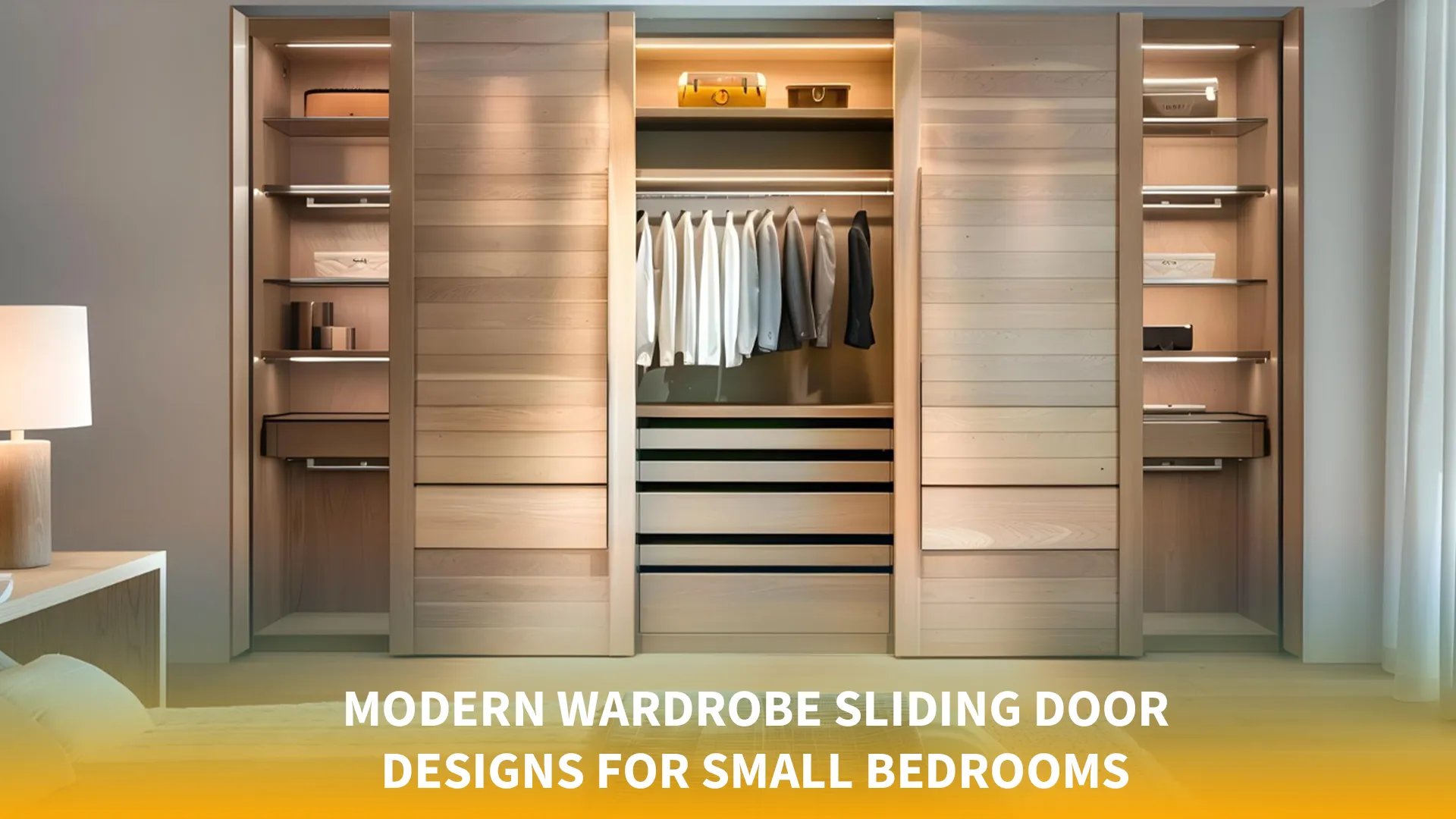 Modern Wardrobe Sliding Door Designs for Small Bedrooms