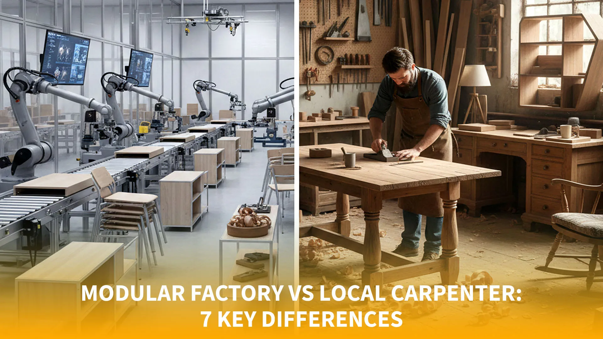 Modular Factory vs Local Carpenter: 7 Key Differences