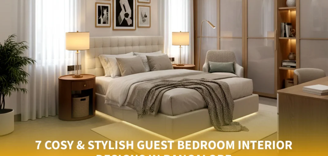 7 Cozy & Stylish Guest Bedroom Interior Designs in Bangalore