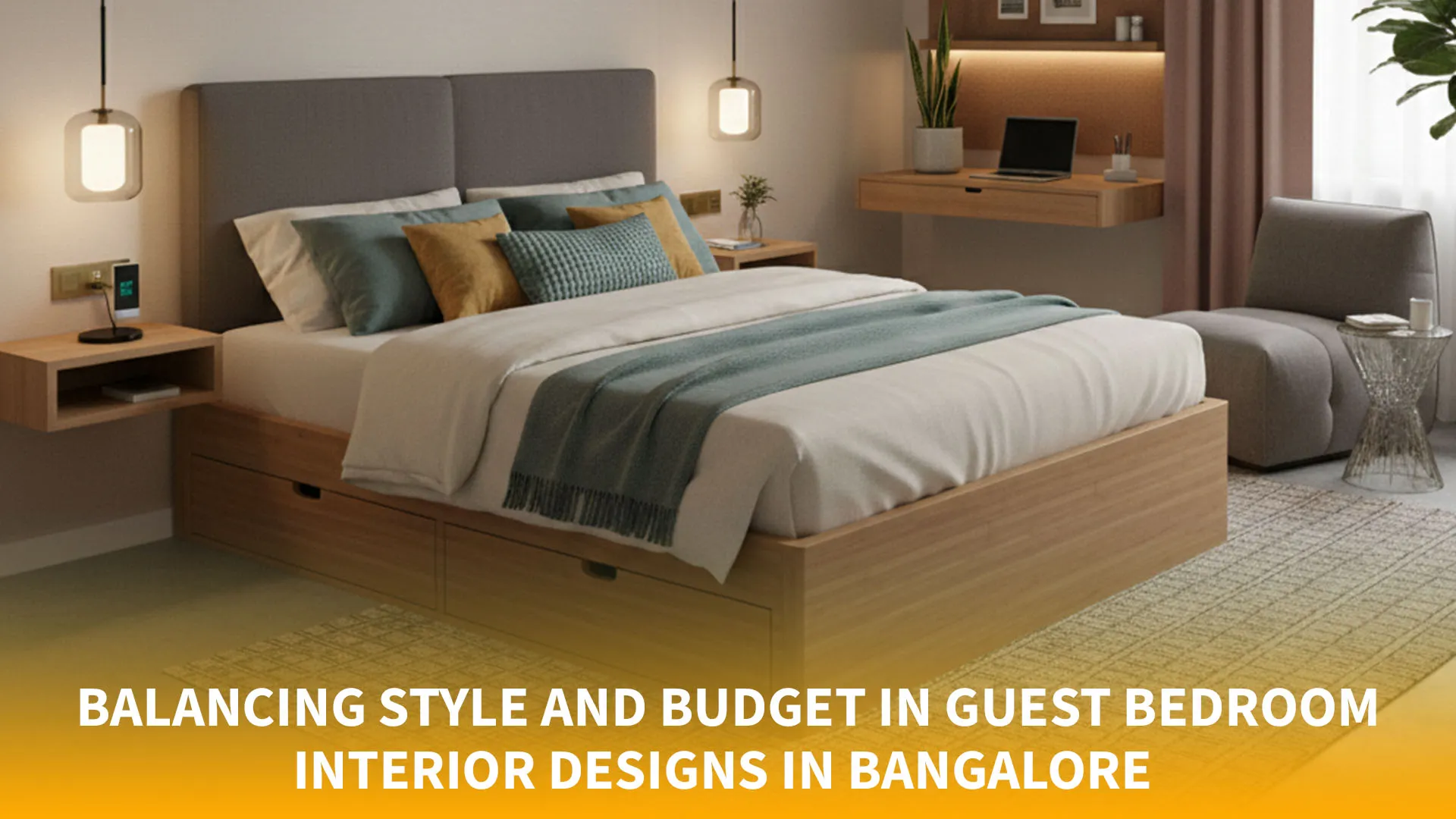Balancing Style and Budget in Guest Bedroom Interior Designs in Bangalore