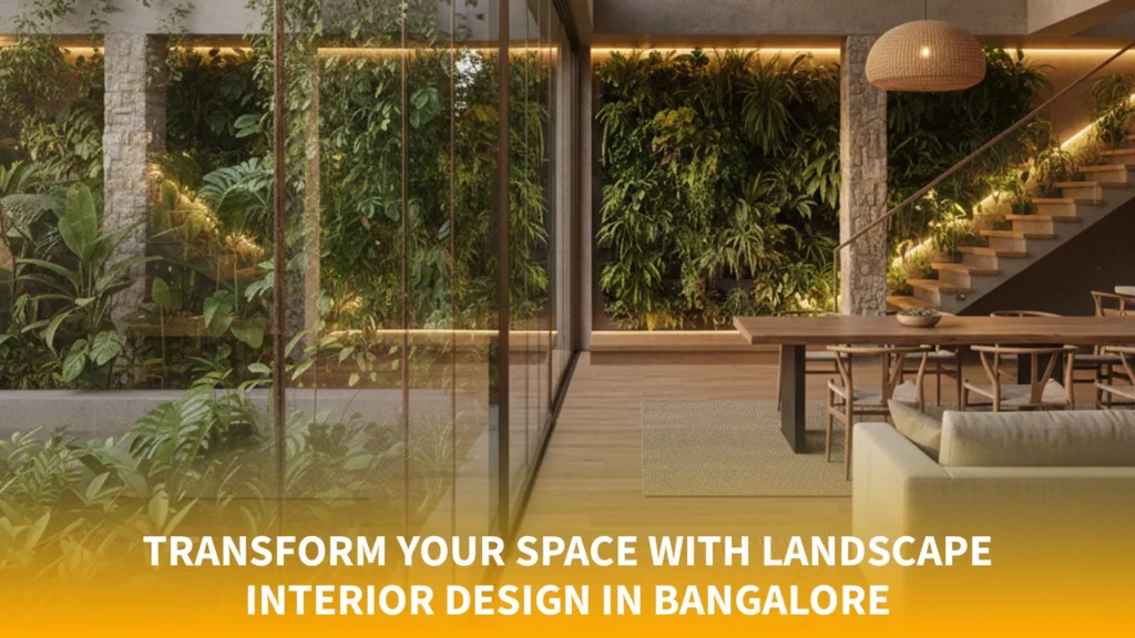 Transform Your Space with Landscape Interior Design in Bangalore