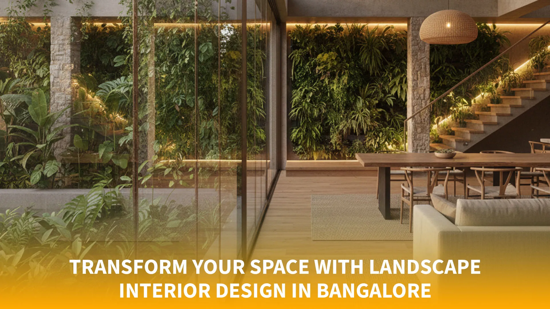 Transform Your Space with Landscape Interior Design in Bangalore