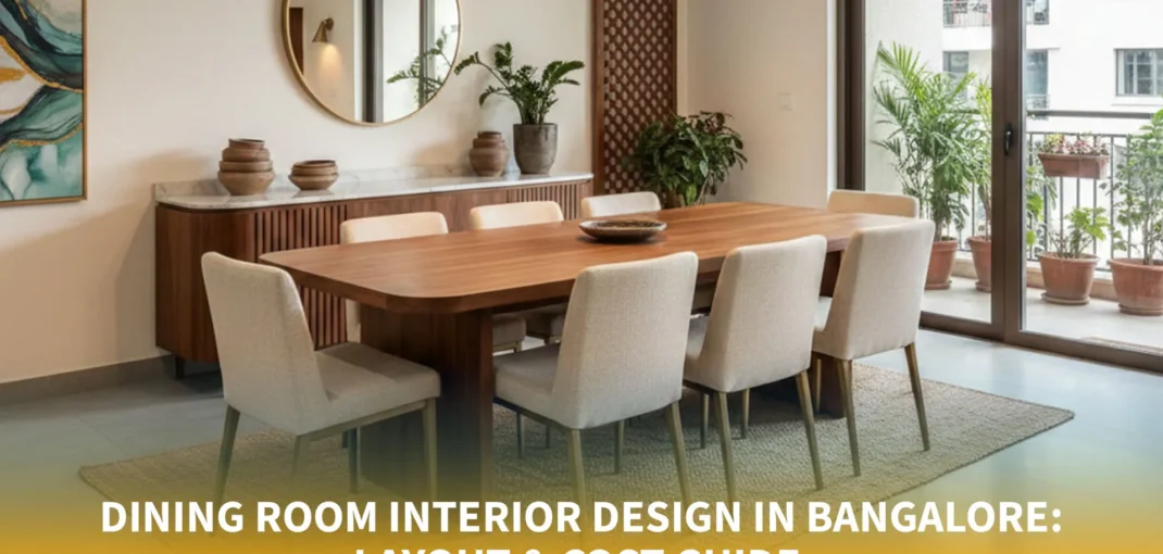 Dining Room Interior Design in Bangalore: Layout & Cost Guide