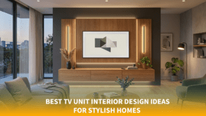Best TV Unit Interior Design Ideas for Stylish Homes