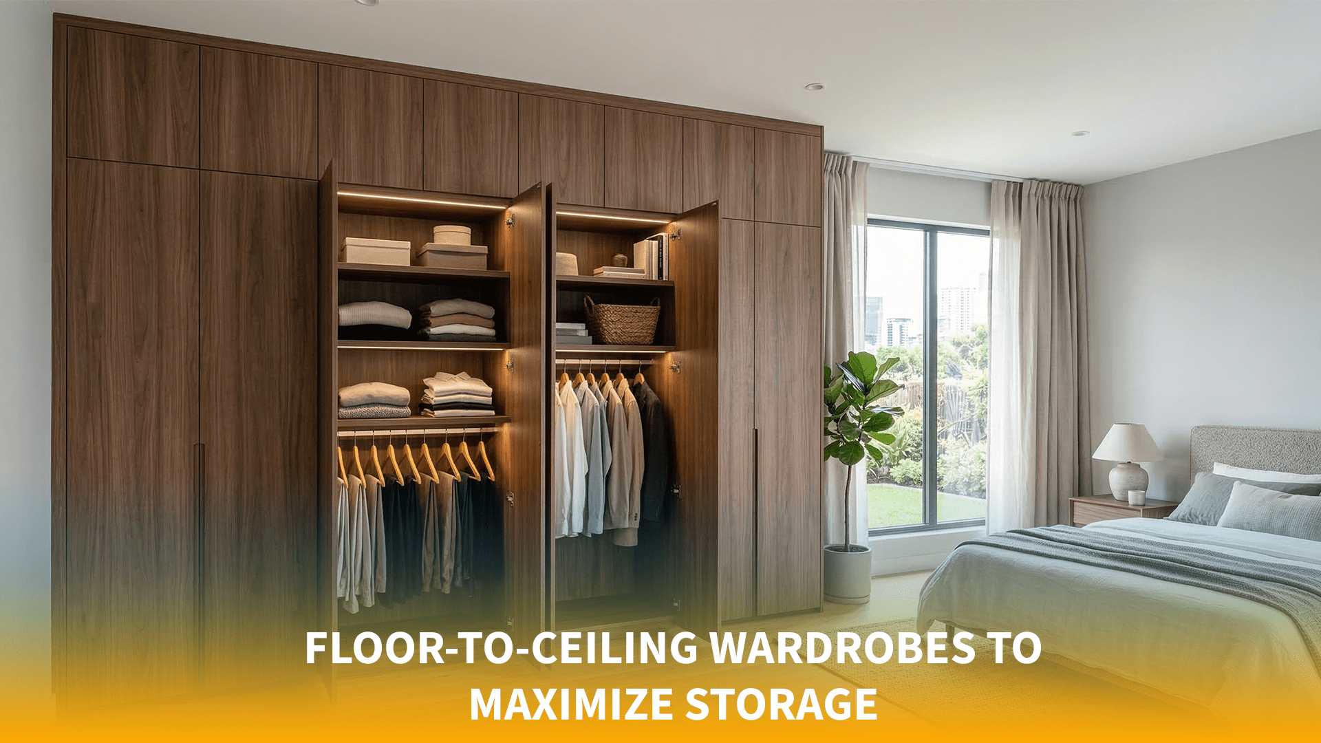 Floor-to-Ceiling Wardrobes to Maximise Storage