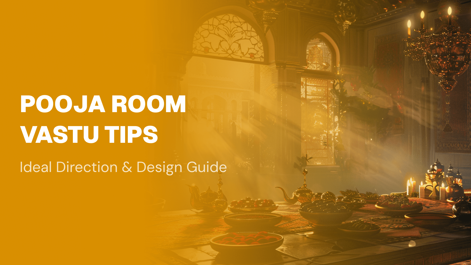 Pooja Room Vastu Tips: Ideal Direction & Design Guide