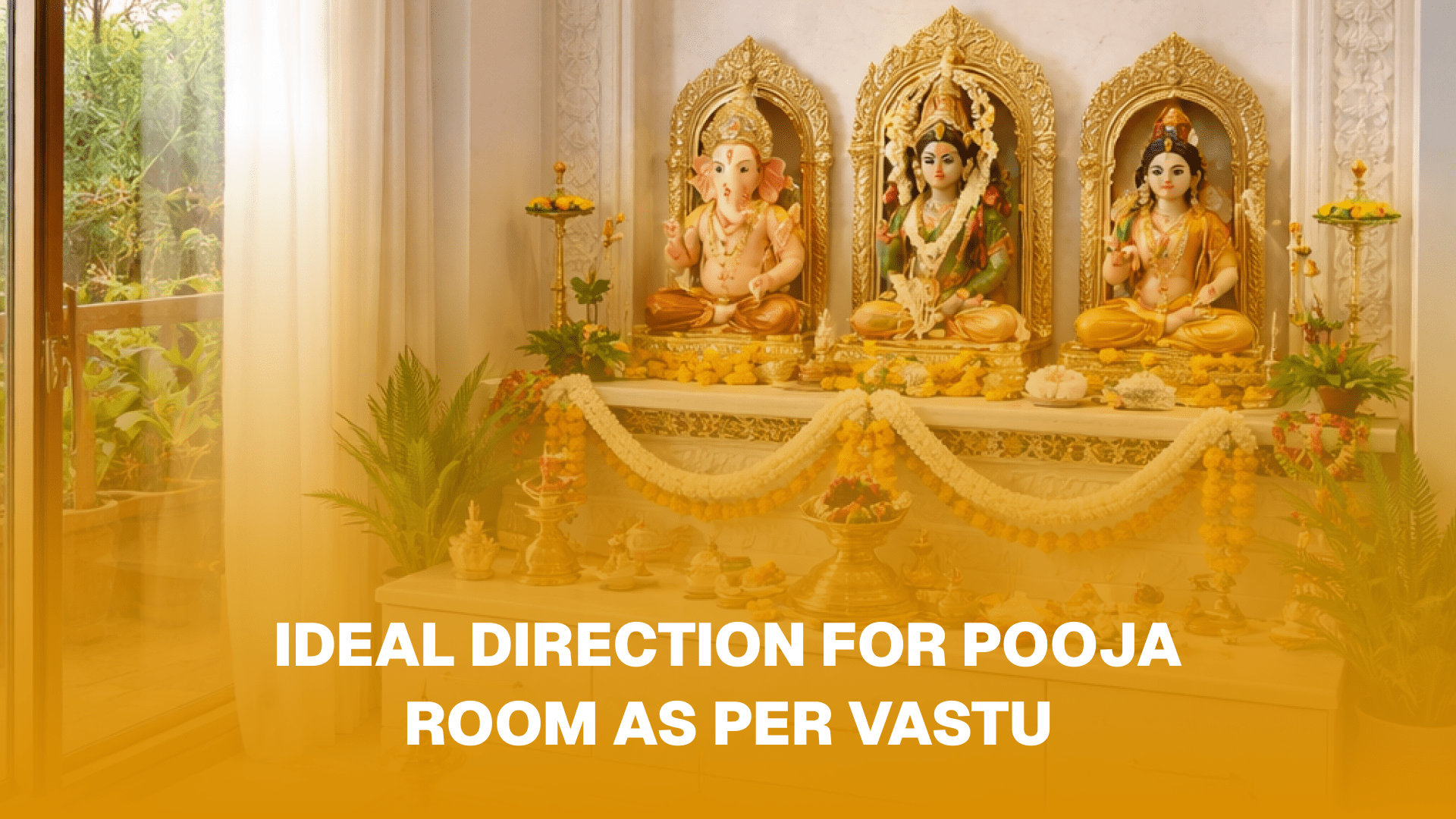 Ideal Direction for Pooja Room as per Vastu