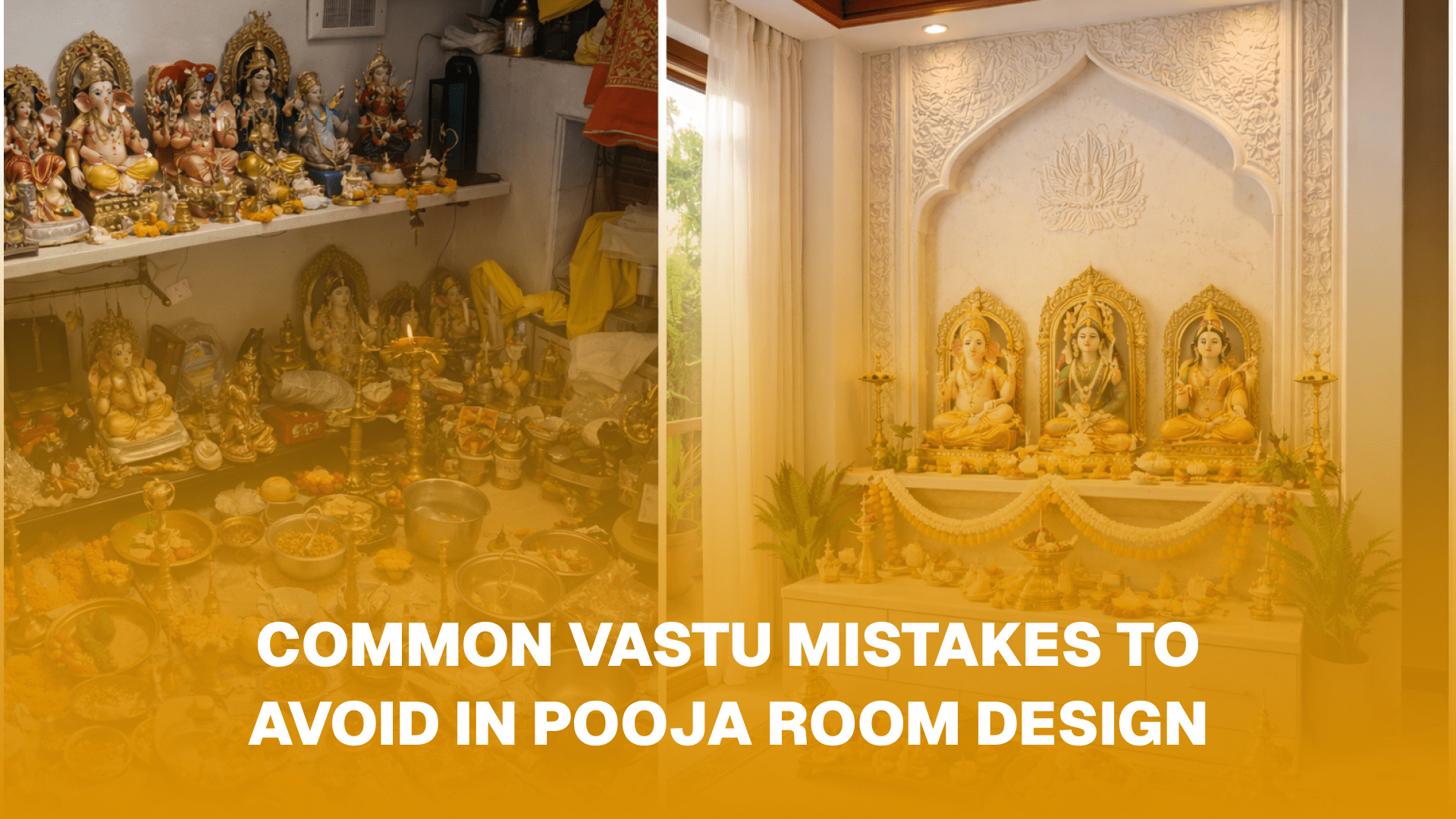 Common Vastu Mistakes to Avoid in Pooja Room Design