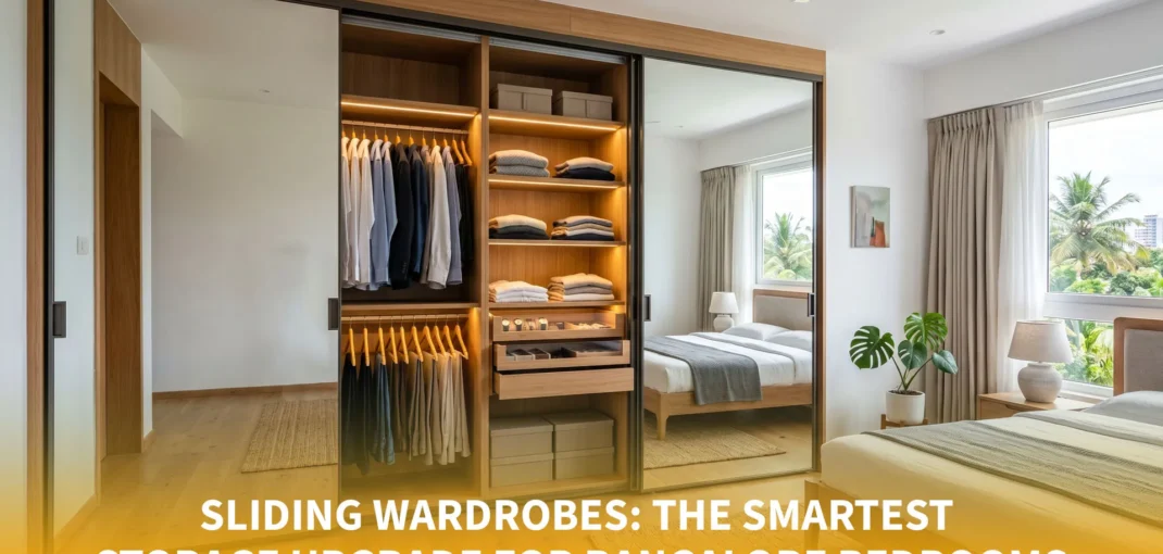 Sliding wardrobe design Bangalore